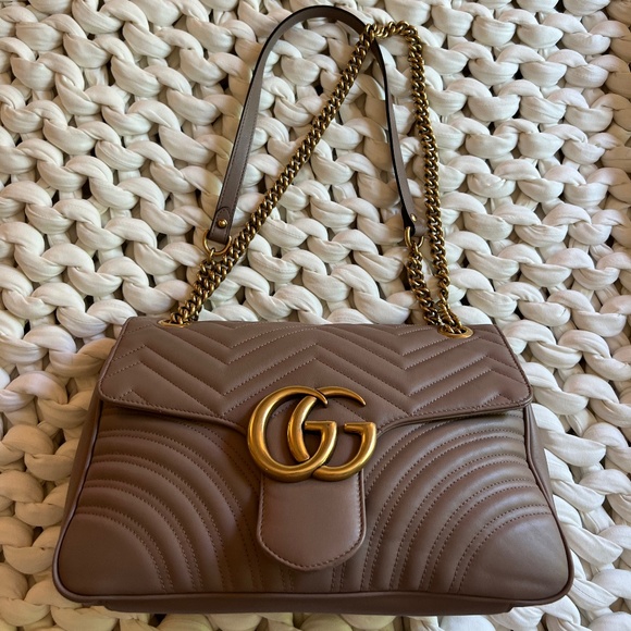 Gucci Handbags - Gucci GG Marmont Matelessé Shoulder Bag - DISCONTINUED & IN GOOD USED CONDITION
